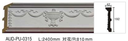PU 雕花平面线 面宽192mm（AUD-PU-0315）