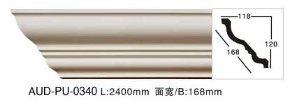 Picture of Plain PU Crown Moulding 168mm Face (AUD-PU-0340)