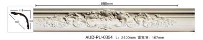 Picture of Plain PU Crown Moulding 167mm Face (AUD-PU-0354)