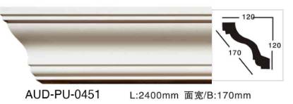 Picture of Plain PU Crown Moulding 170mm Face (AUD-PU-0451)