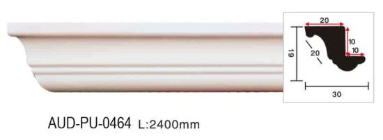 PU 素面角线 面宽20mm（AUD-PU-0464）