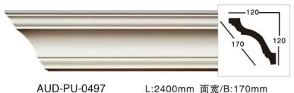 PU 素面角线 120×120×宽170mm（AUD-PU-0497）