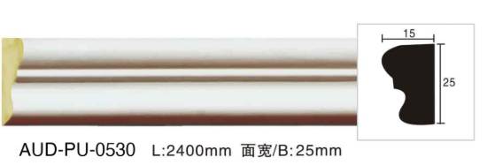 PU 素面平面线 面宽25mm（AUD-PU-0530）