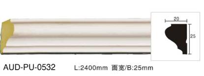 PU 素面平面线 面宽25mm（AUD-PU-0532）