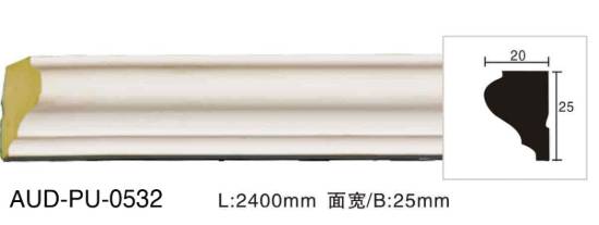 PU 素面平面线 面宽25mm（AUD-PU-0532）