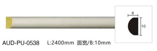 PU 素面平面线 面宽10mm（AUD-PU-0538）