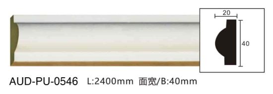 PU 素面平面线 面宽40mm（AUD-PU-0546）