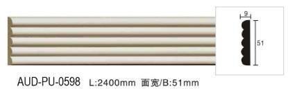 PU 素面平面线 面宽51mm（AUD-PU-0598）