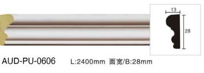 PU 素面平面线 面宽28mm（AUD-PU-0606）