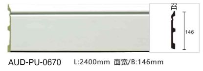 PU 素面平面线 面宽150mm（AUD-PU-0670）