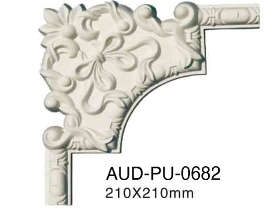 PU 雕花转角花 210×210mm（AUD-PU-0682）