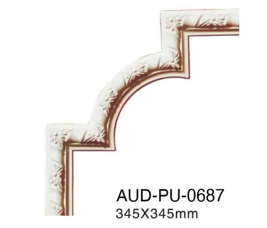PU 雕花转角花 345×345mm（AUD-PU-0687）