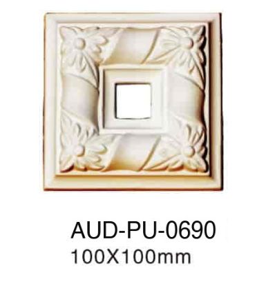 PU 雕花转角花 100×100mm（AUD-PU-0690）