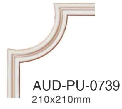 PU 素面转角花 210×210mm（AUD-PU-0739）