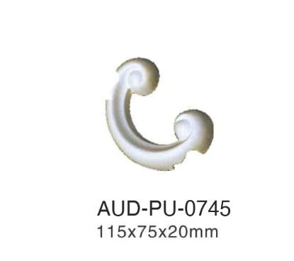 PU 素面转角花 115×75×20mm（AUD-PU-0745）