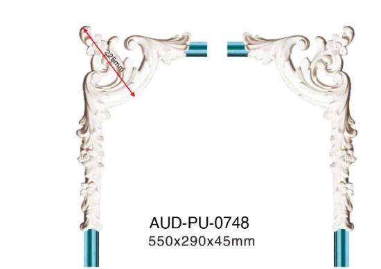 PU 素面转角花 550×290×45mm（AUD-PU-0748）