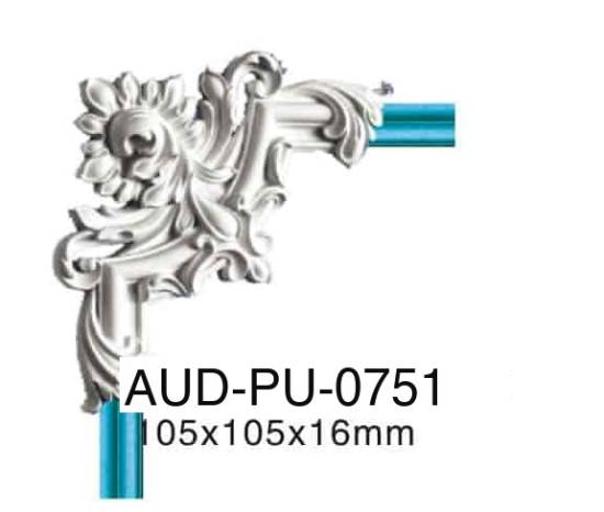 PU 素面转角花 105×105×16mm（AUD-PU-0751）