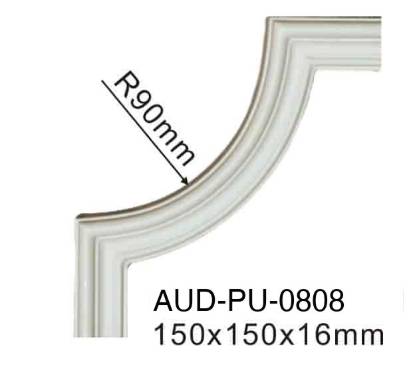 PU 素面转角花 150×150×16mm（AUD-PU-0808）