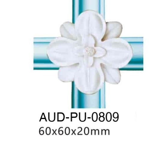 PU 素面转角花 60×60×20mm（AUD-PU-0809）