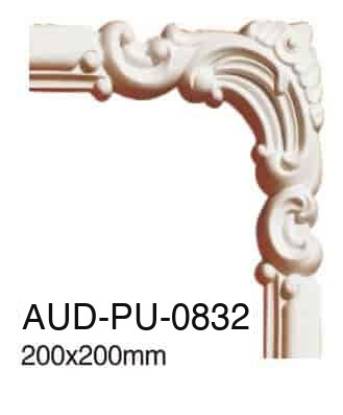PU 素面转角花 200×200mm（AUD-PU-0832）