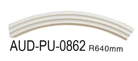 PU 素面转角花 外径1280×1/4弧（AUD-PU-0862）