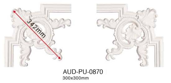 PU 素面转角花 300×300mm（AUD-PU-0870）