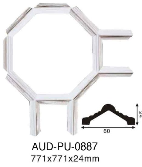 PU 天花墙体造型 771×771×厚24mm（AUD-PU-0887）