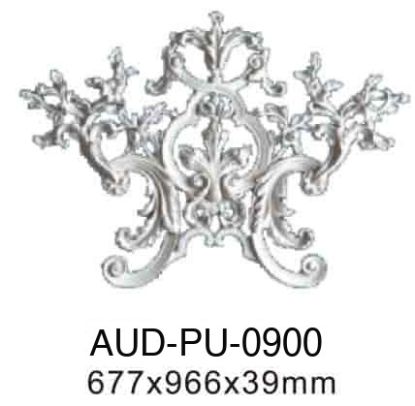 PU 法式组合灯座 677×966×厚39mm（AUD-PU-0900）