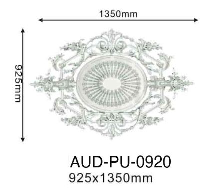 PU 法式组合灯座整套 直径925×1350mm（AUD-PU-0920）
