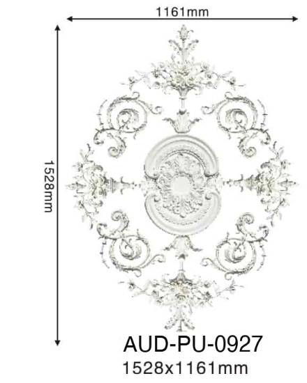 PU 法式组合灯座整套 直径1528×1161mm（AUD-PU-0927）