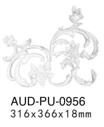 PU 法式组合灯座 316×366×厚18mm（AUD-PU-0956）
