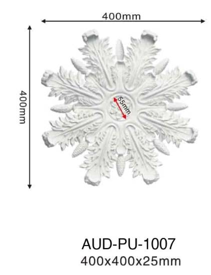 PU 法式组合灯座 直径400×厚25mm（AUD-PU-1007）