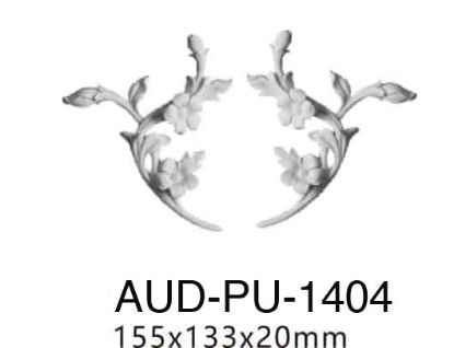 PU 饰花 155×133×20mm（AUD-PU-1404）