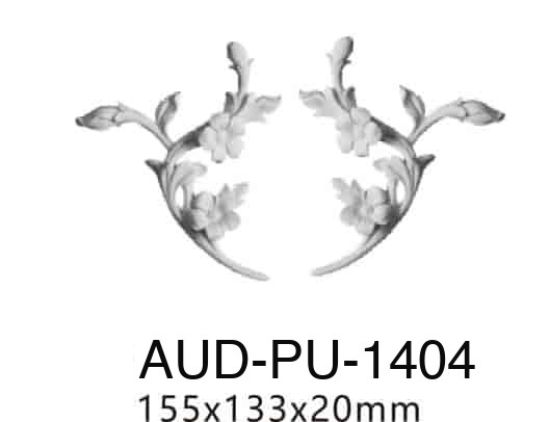 PU 饰花 155×133×20mm（AUD-PU-1404）