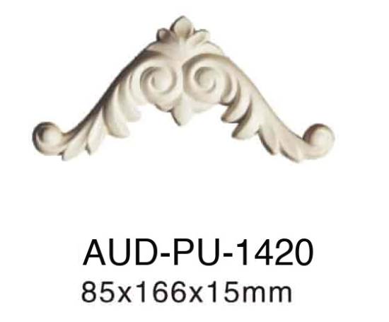 PU 饰花 高85×宽166×厚15mm（AUD-PU-1420）