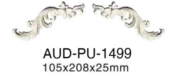 PU 饰花 高105×宽208×厚25mm（AUD-PU-1499）