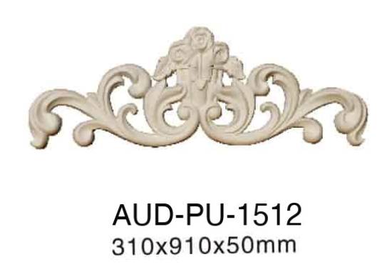PU 饰花 高310×宽910×厚50mm（AUD-PU-1512）