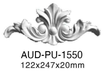 PU 饰花 122×247×20mm（AUD-PU-1550）