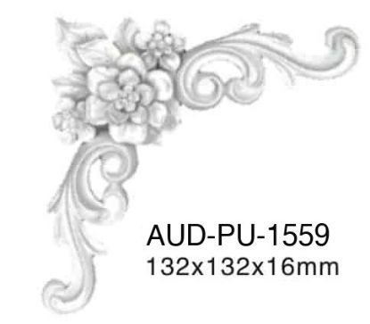 PU 饰花 132×132×16mm（AUD-PU-1559）