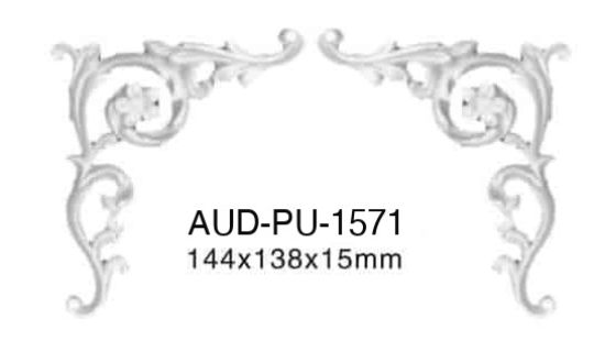 PU 饰花 144×138×15mm（AUD-PU-1571）
