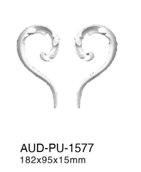 PU 饰花 182×95×15mm（AUD-PU-1577）