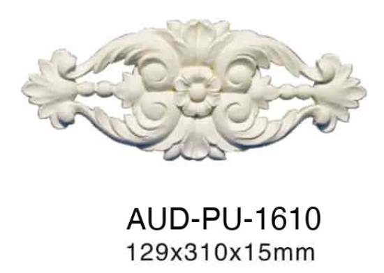 PU 饰花 高129×宽310×厚15mm（AUD-PU-1610）