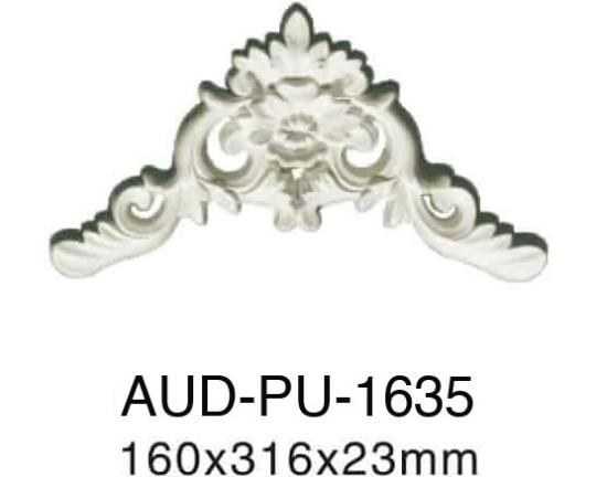 PU 饰花 高160×宽316×厚23mm（AUD-PU-1635）