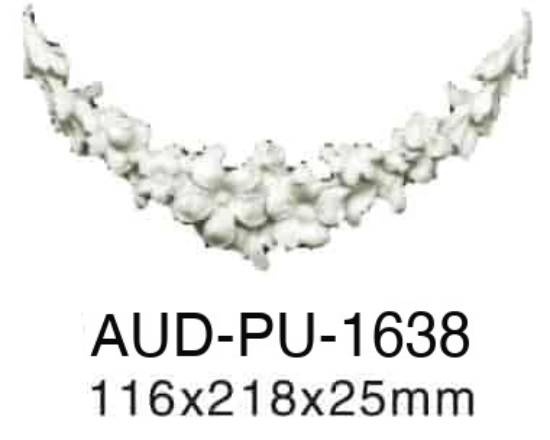 PU 饰花 116×218×25mm（AUD-PU-1638）