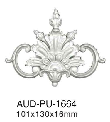 PU 饰花 101×130×16mm（AUD-PU-1664）