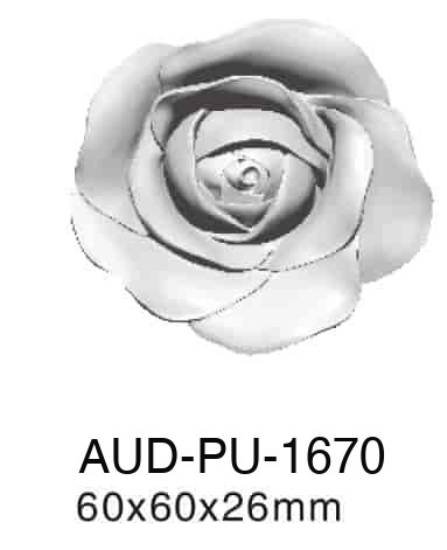 PU 饰花 60×60×26mm（AUD-PU-1670）