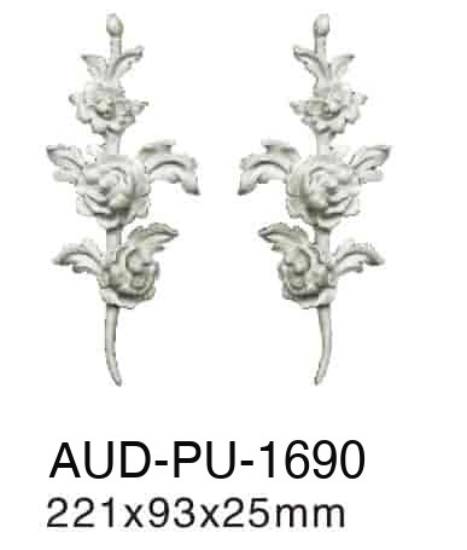 PU 饰花 221×93×25mm（AUD-PU-1690）
