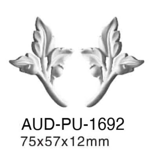 PU 饰花 75×57×12mm（AUD-PU-1692）