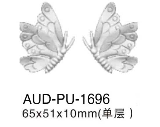 PU 饰花 65×51×10mm（AUD-PU-1696）