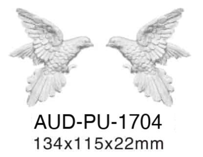 PU 饰花 134×115×22mm（AUD-PU-1704）